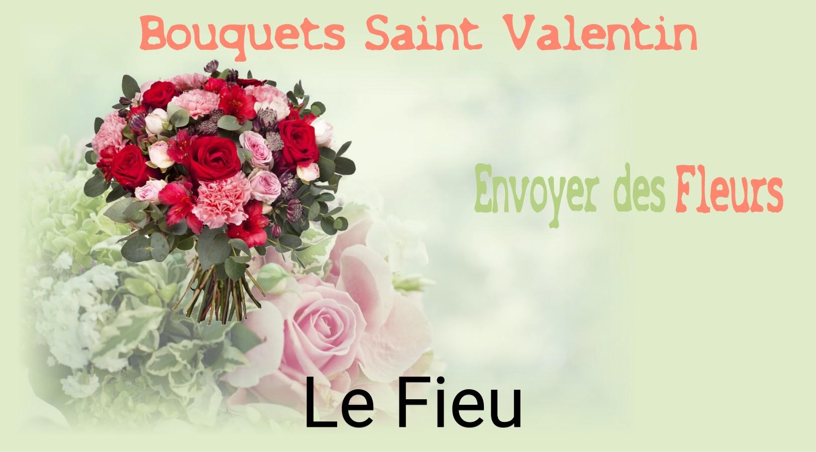 Roses de Saint-Valentin livrées à Le Fieu